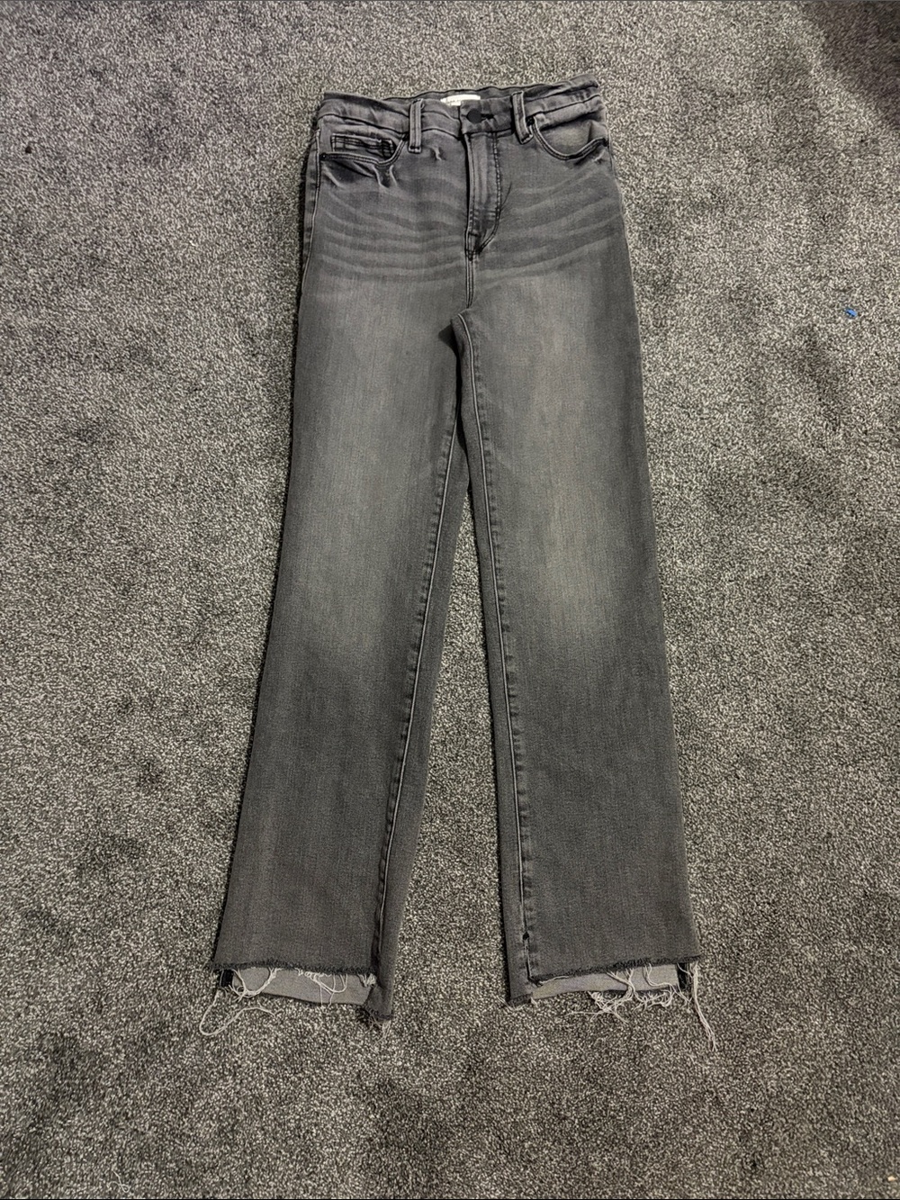 Good American High-Rise Straight Leg Women’s Jeans - Washed Black